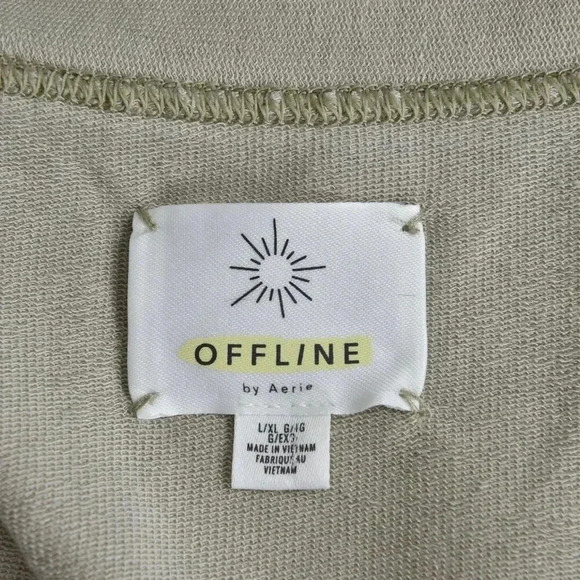 Aerie Offline Terry Cape Cardigan  Sweater Oversized Size L/XL - Picture 10 of 12